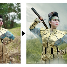 sebelum dan sesudah : dragon warrior by je 